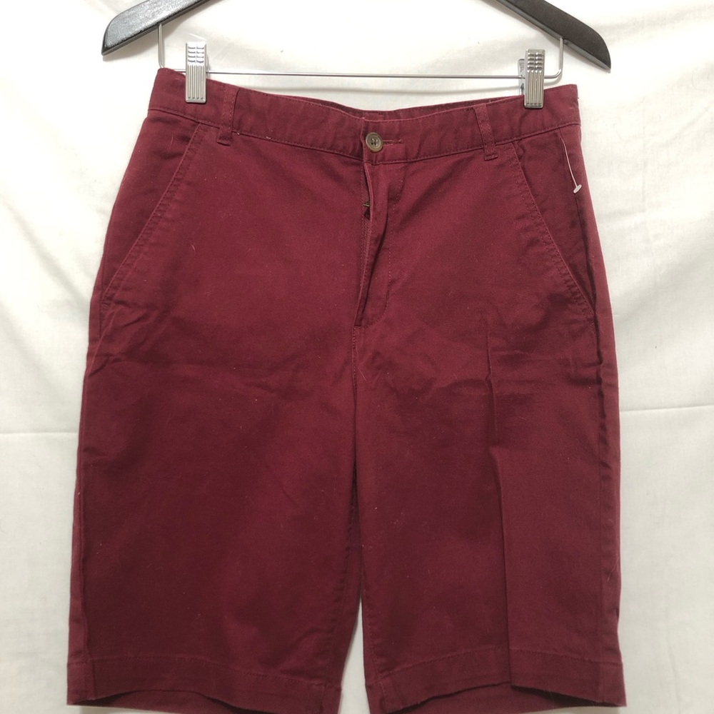 Old Navy Youth teen Burgundy Flat Front Shorts